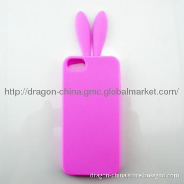 Colorful silicon phone case for apple iphone 5